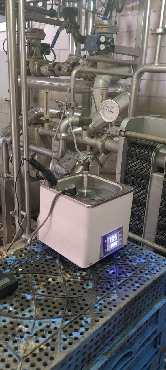 Etalonnage des sondes de températures au Bain-Marie